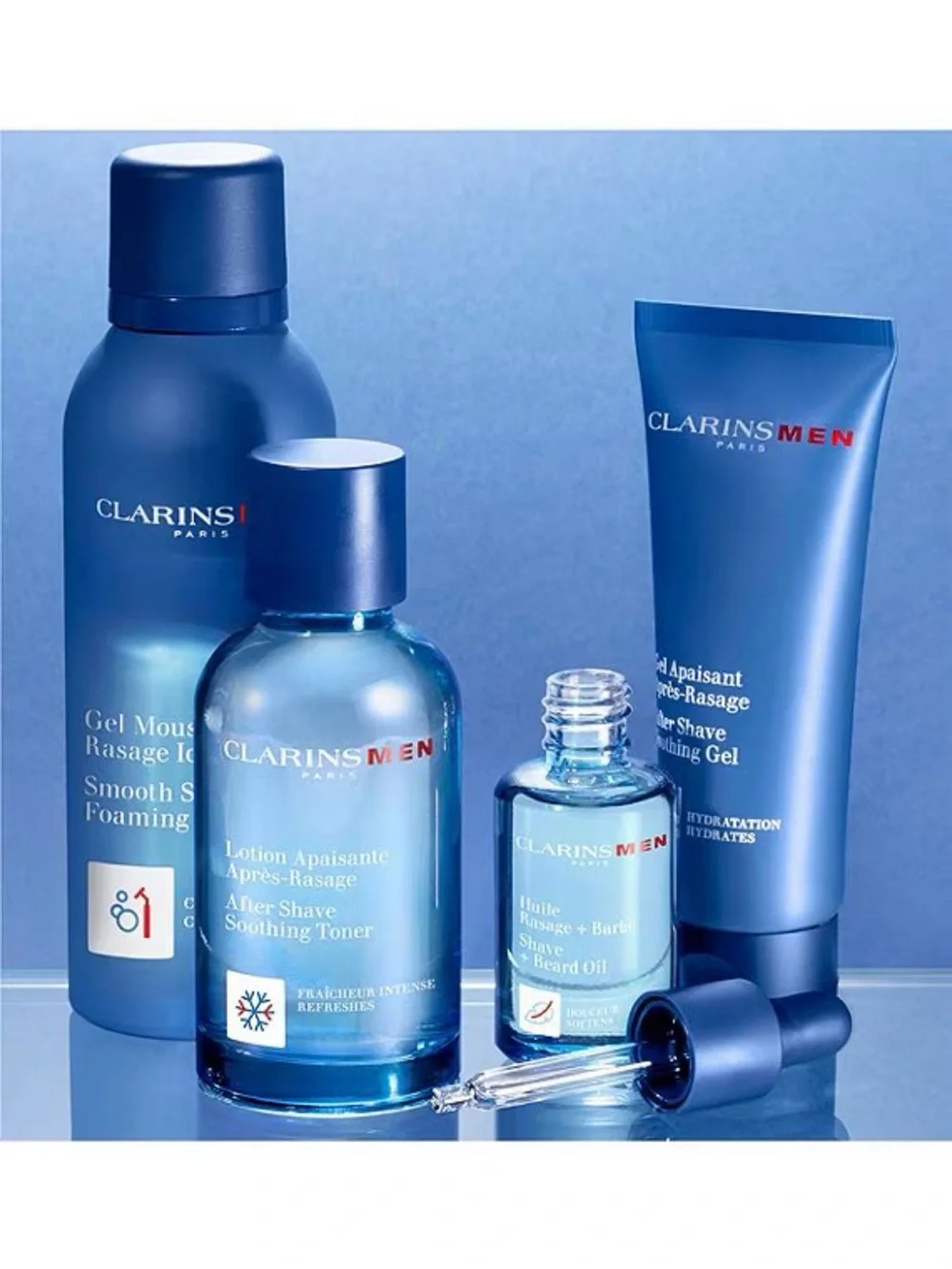 3/$12 Clarins Men Shave + Beard Oil .1oz